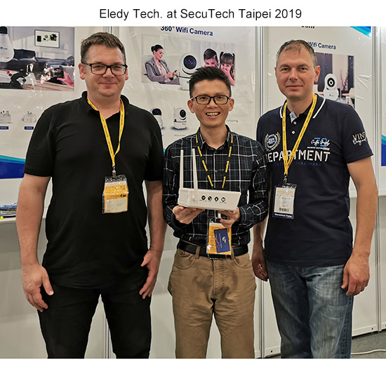 Eledy participated in SecuTech Taipei 2019