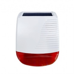 Solar Powered Wireless Strobe Siren